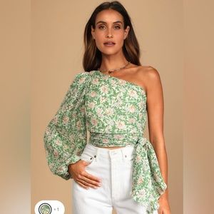 Lulus one shoulder top